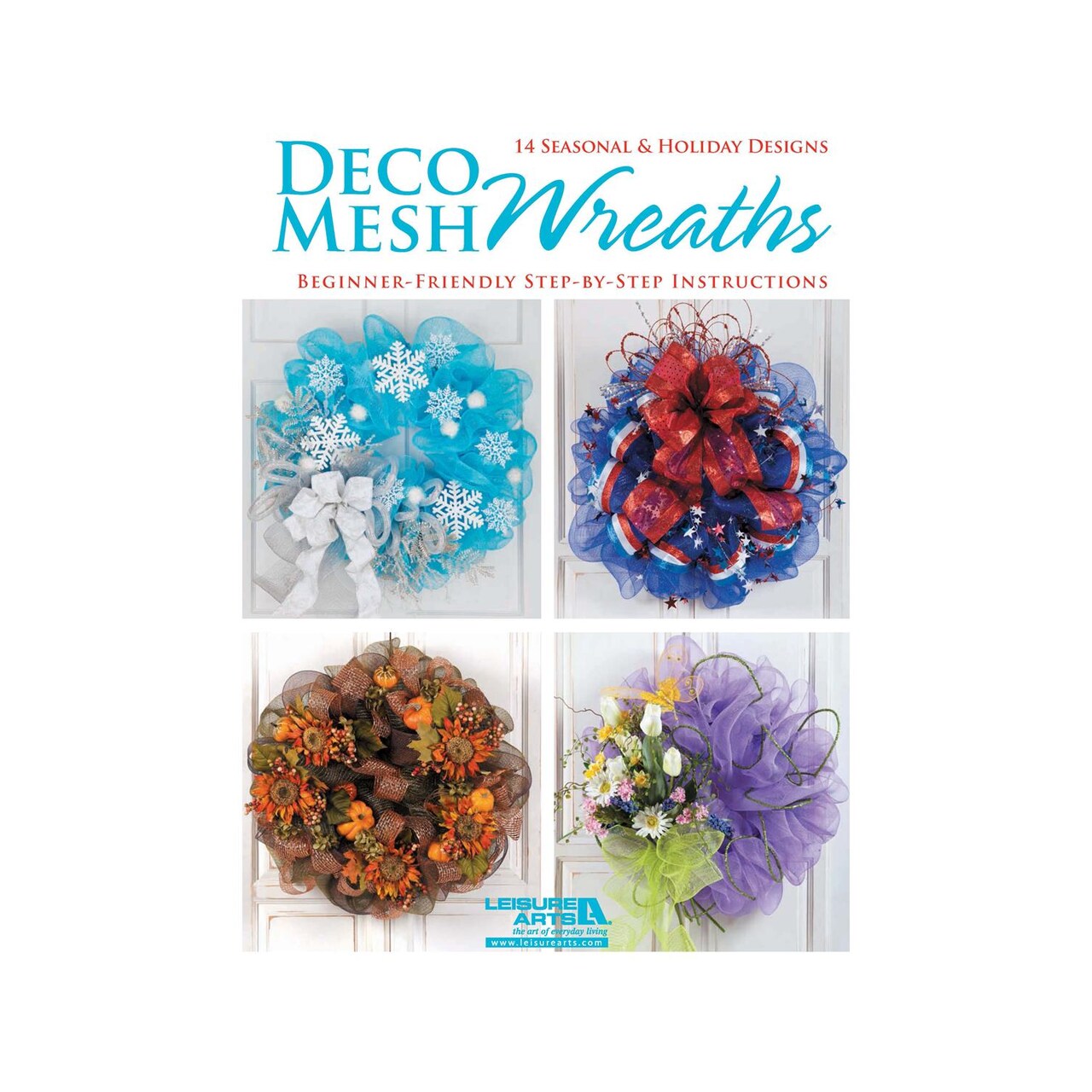 Leisure Arts Deco Mesh Wreaths Crafting Book, Craft Books For Adults, Craft Magazine, Books, Magazines, Paper Crafts For Kids, Guide, Diy Crafts